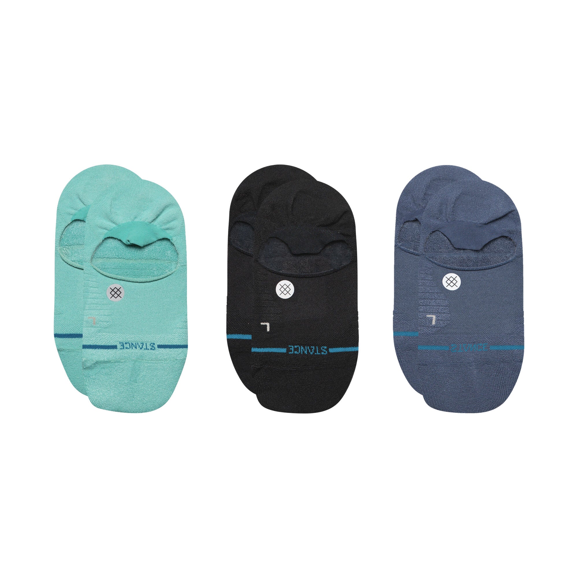 Light No Show 3 Pack Socks