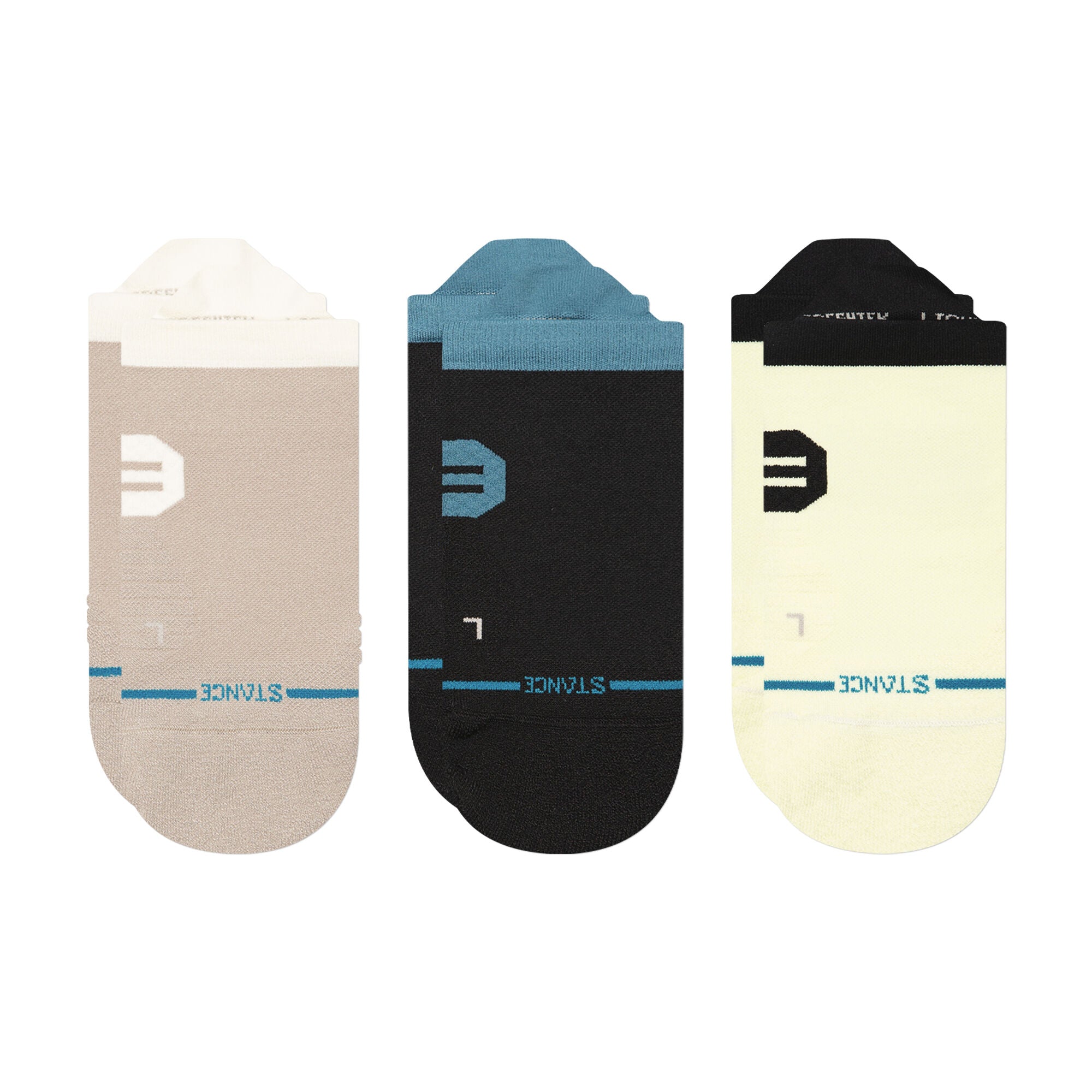 Light Performance Tab Socks 3 Pack