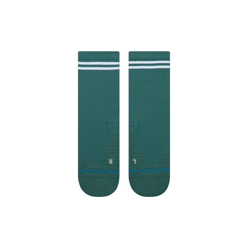 Lined Up Mid Quarter Socks