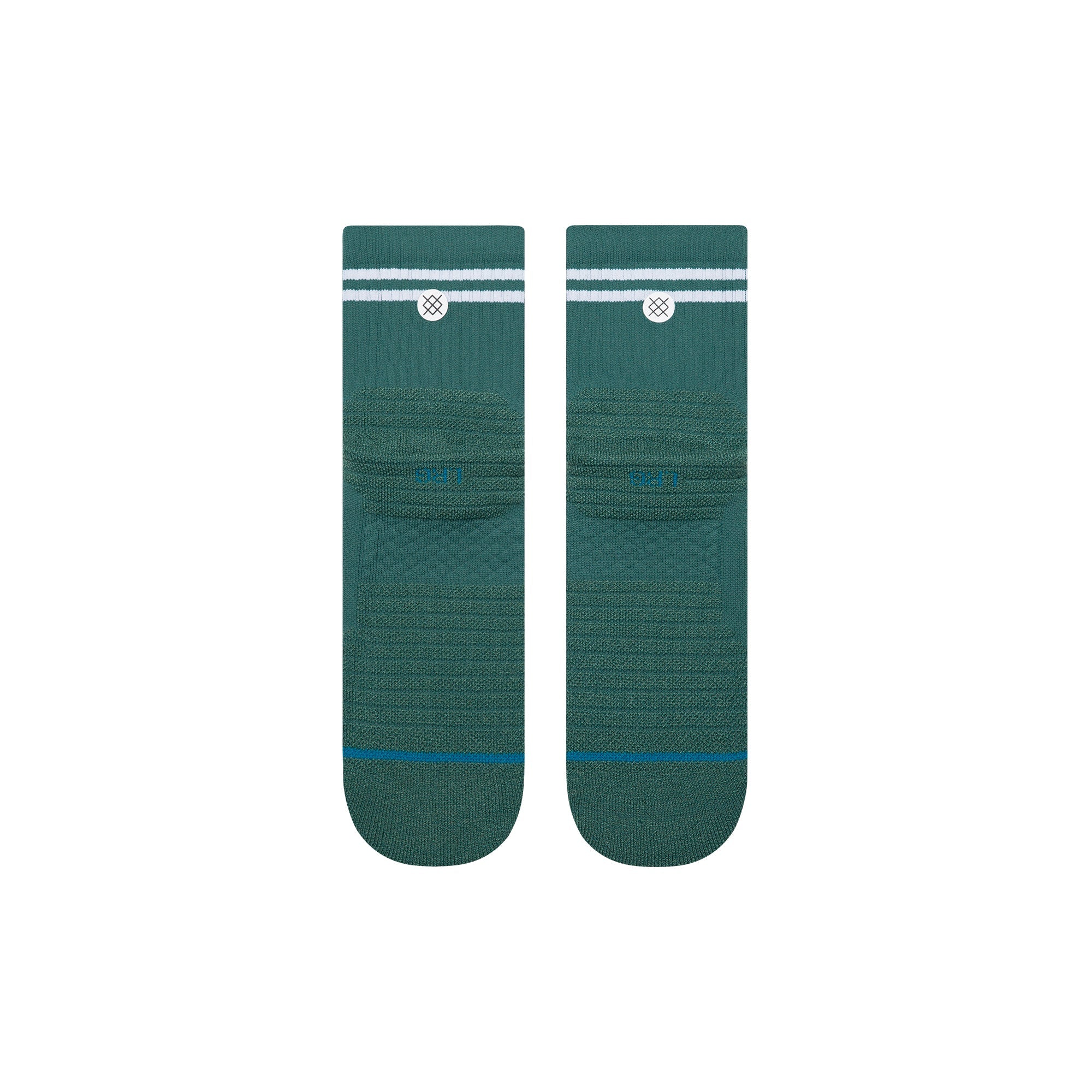 Lined Up Mid Quarter Socks
