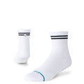 Lined Up Mid Quarter Socks