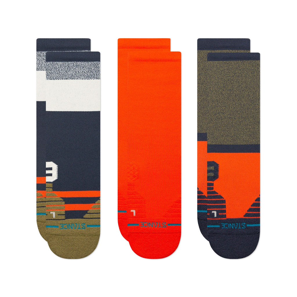 Mid-Cushion Performance Crew Socks 3 Pack