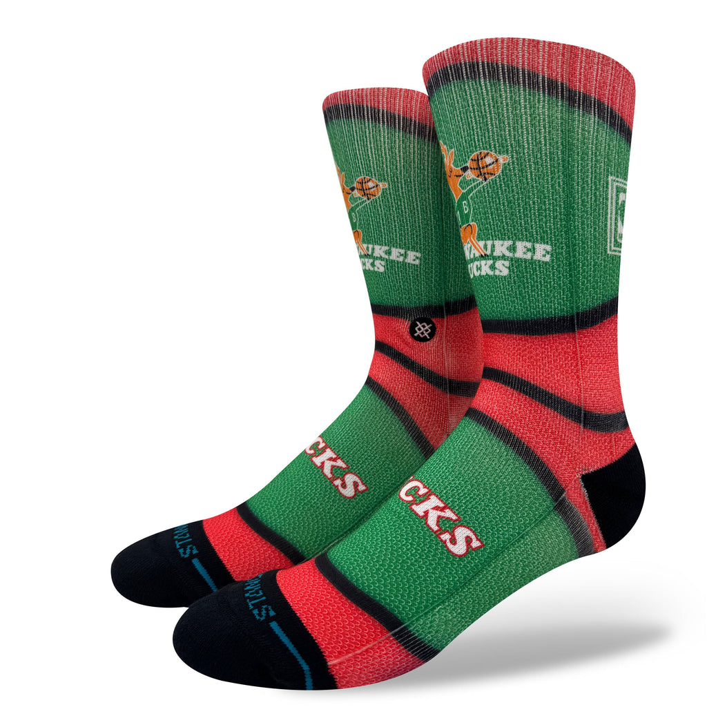 NBA Mini Ball Hardwood Classics Poly Crew Socks