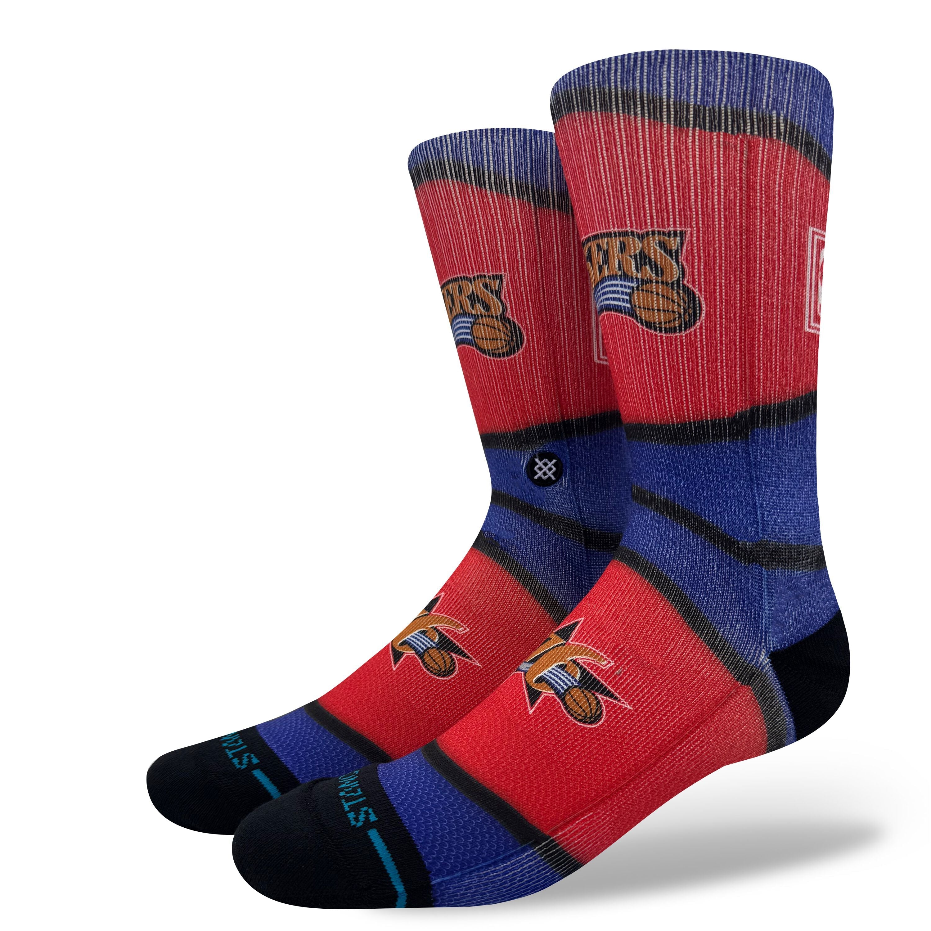 NBA Mini Ball Hardwood Classics Poly Crew Socks
