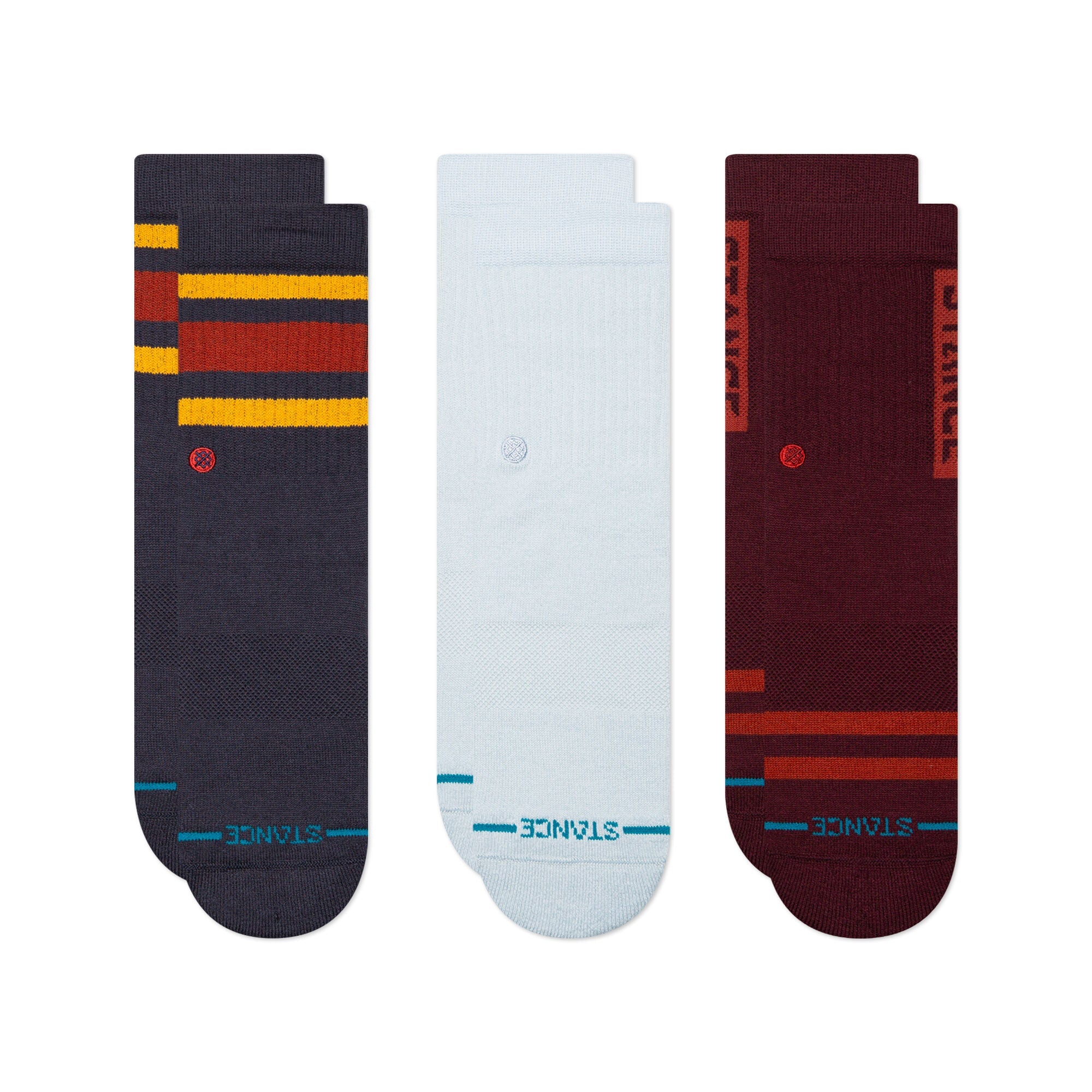 ICON MIXED KIDS CREW 3 PACK