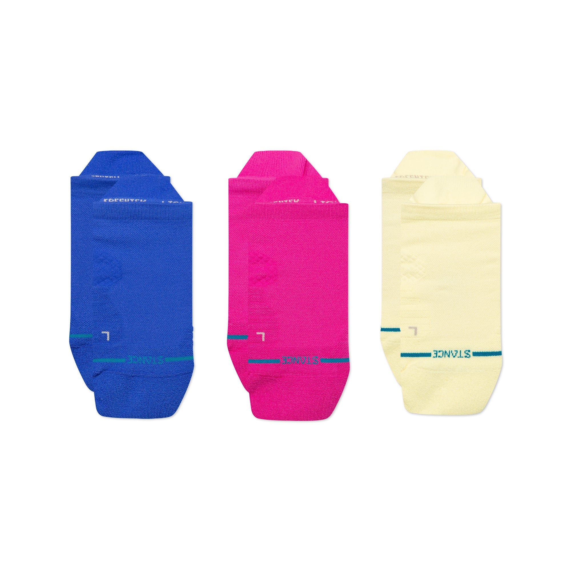 Womens Solid Light Tab 3 Pack Socks