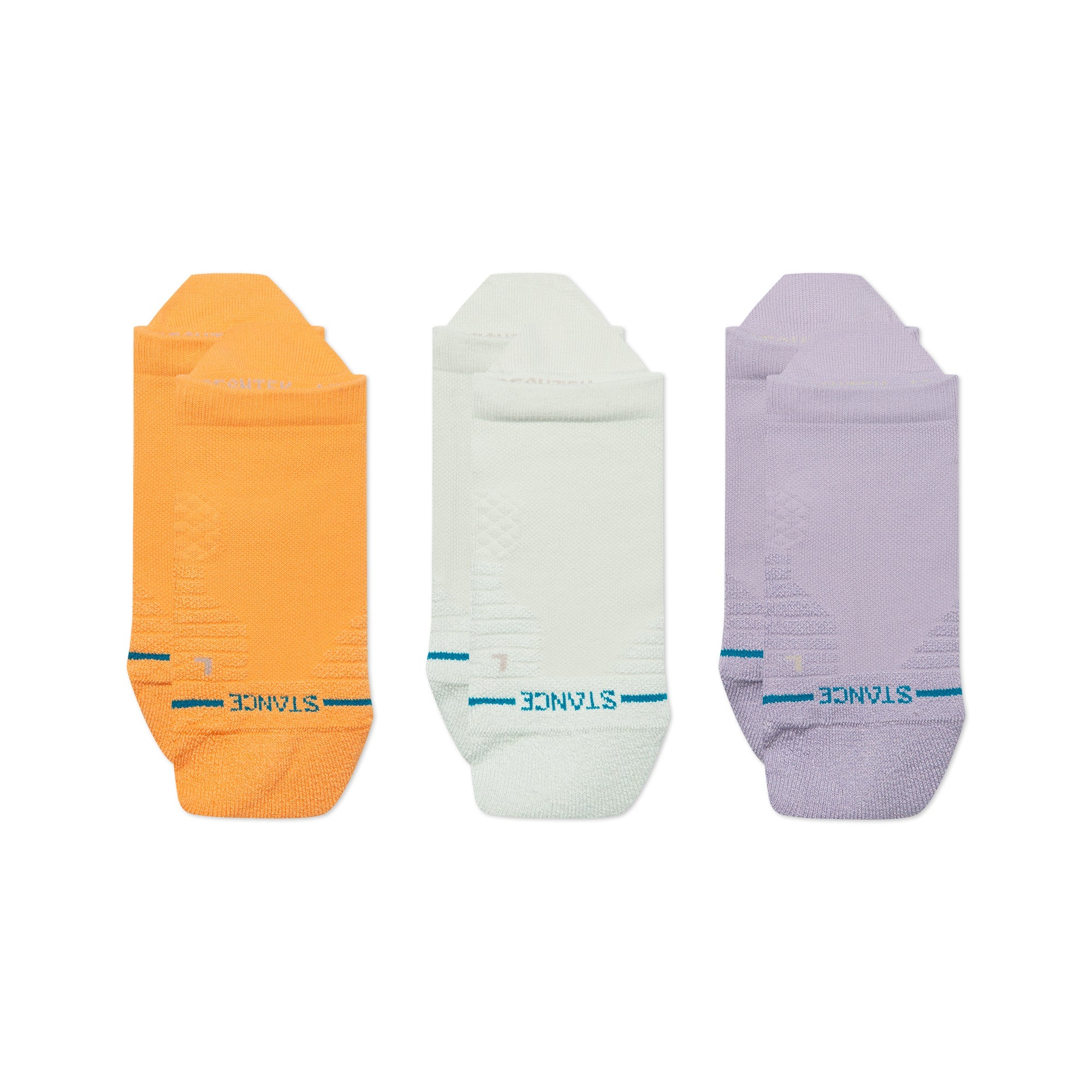 Womens Solid Mid Tab 3 Pack Socks