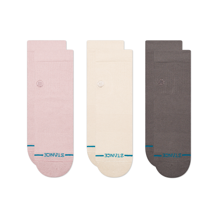 Icon Quarter Socks 3 Pack