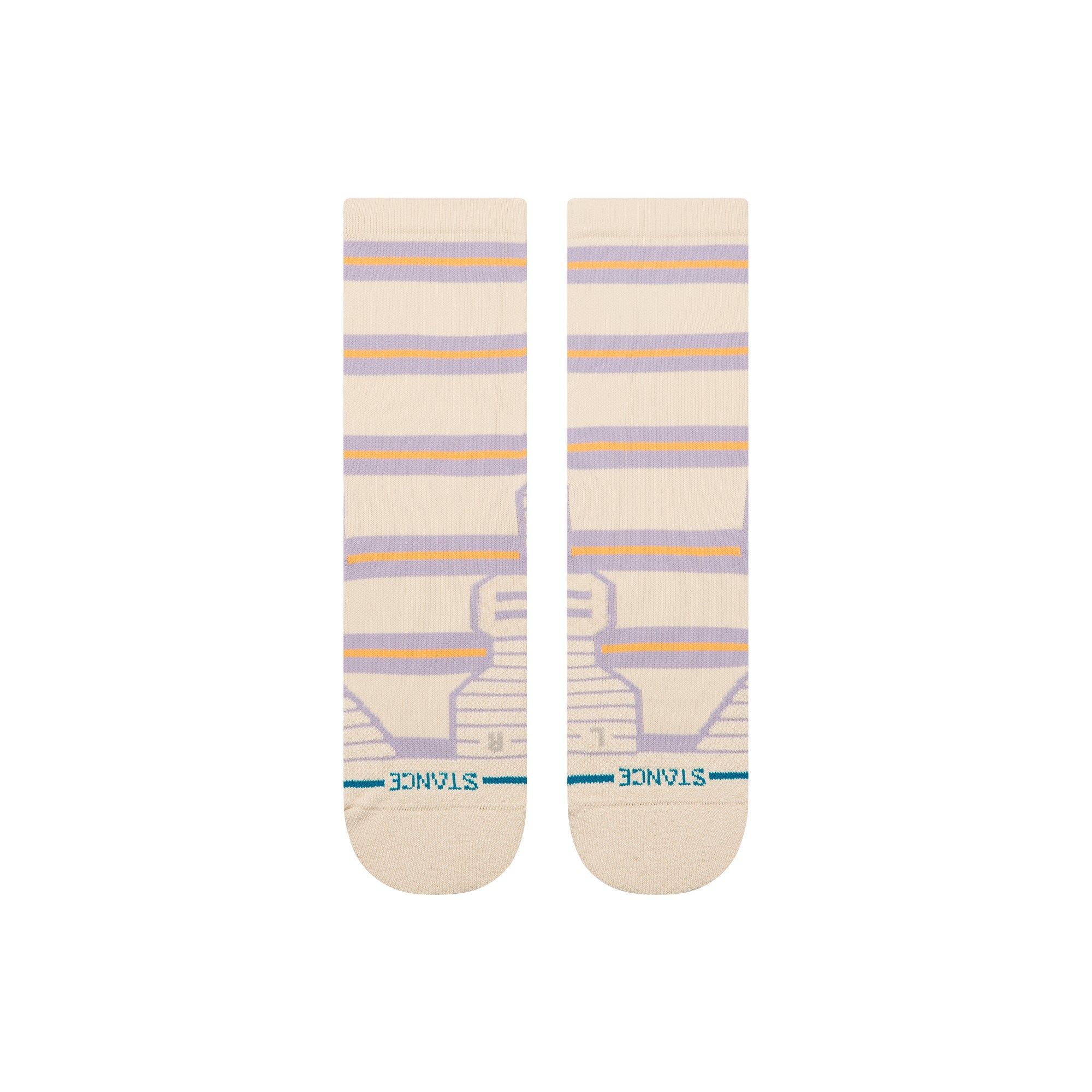 Beam Stripe Mid Crew Socks
