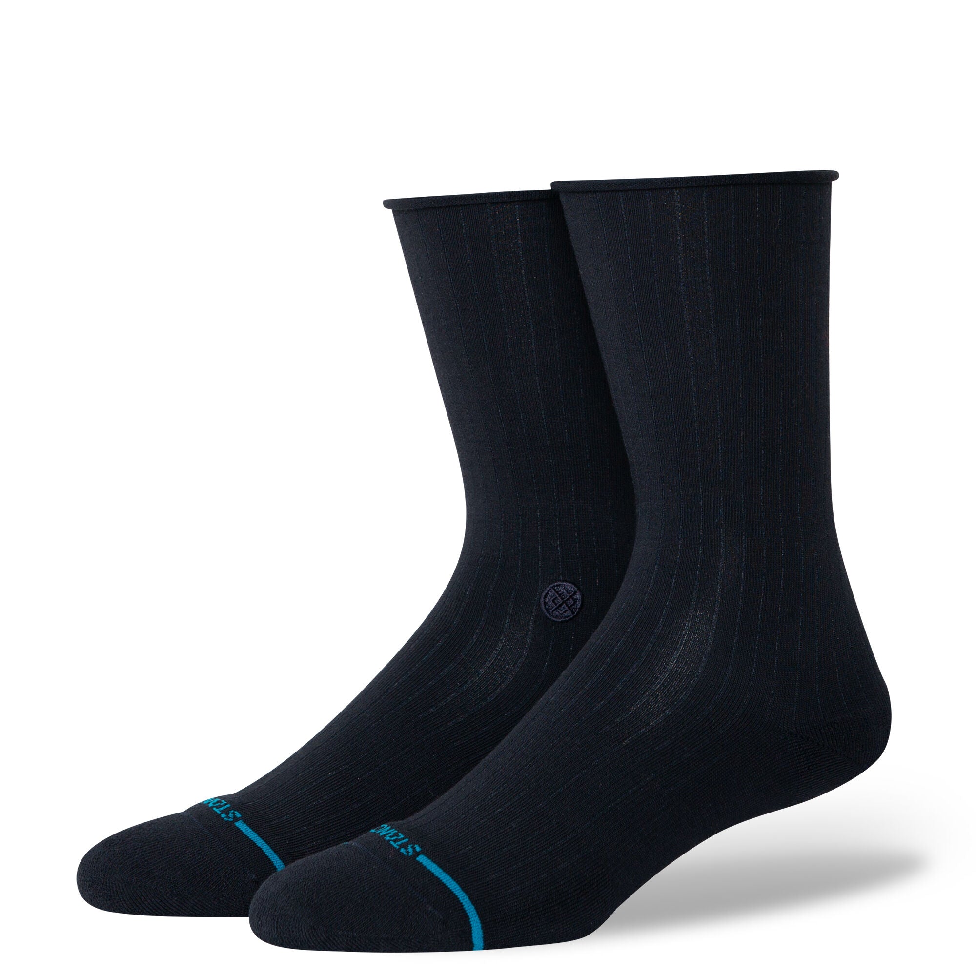Rolled Crew Light Cushion Socks